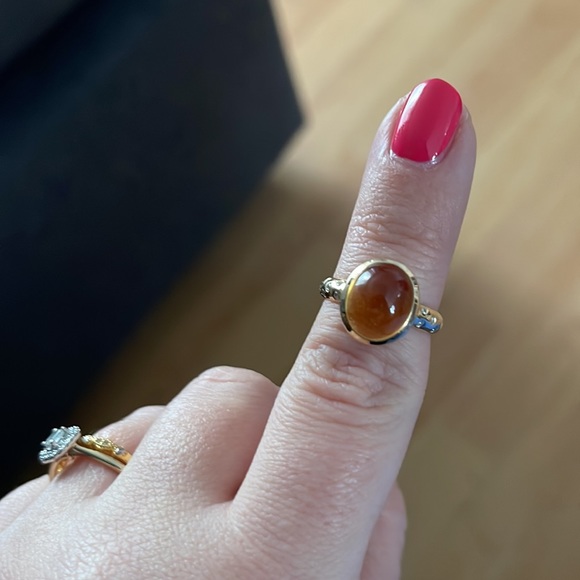 STAR BERLINGOT RING - SILVER CITRINE - Picture 3 of 4